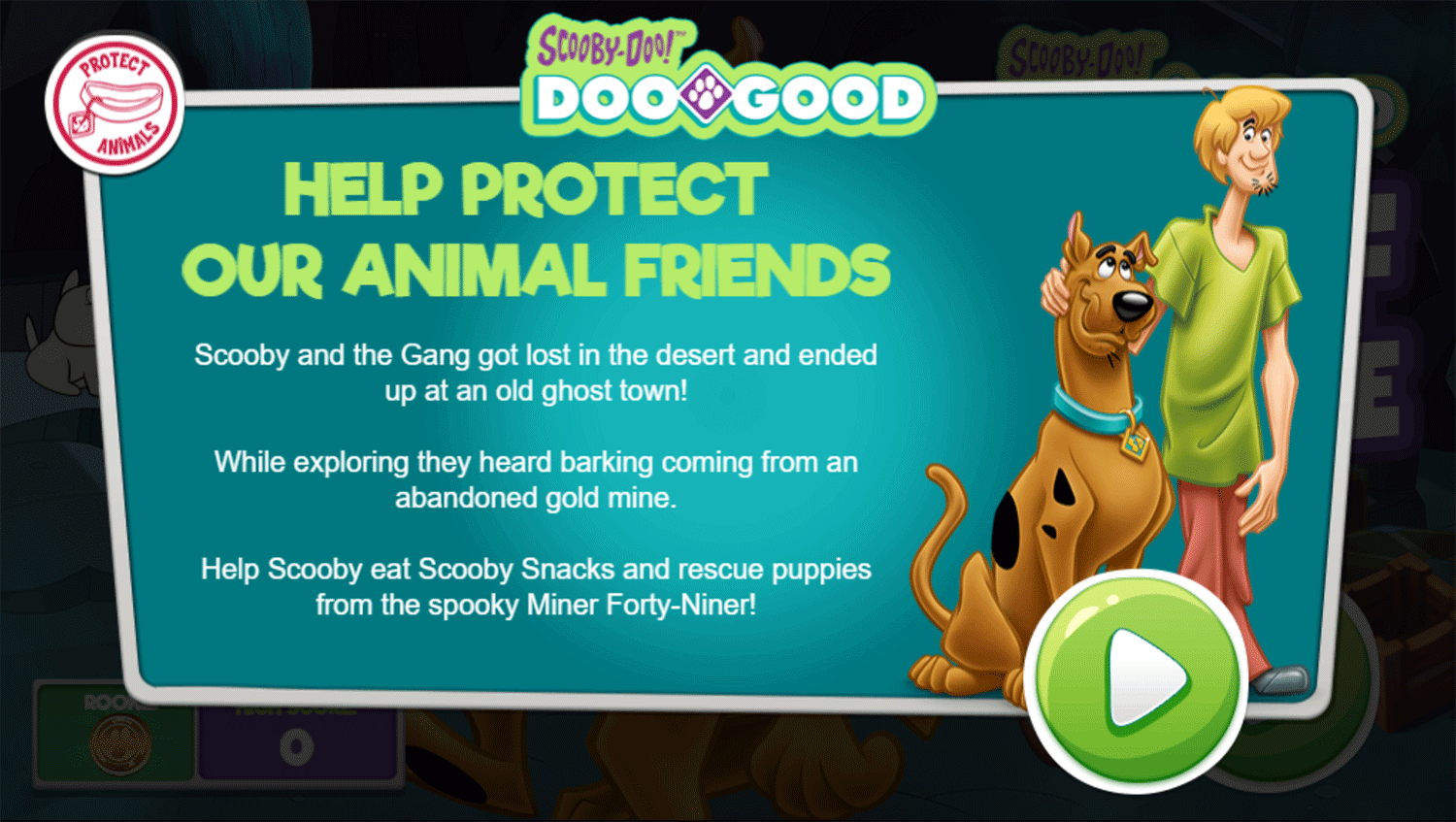 Scooby Doo Doo Good Ruff Rescue Notice Screenshot.