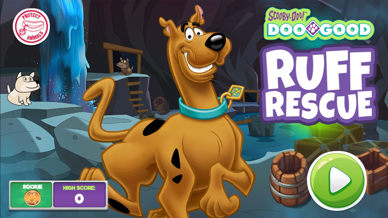 Scooby Doo Doo Good Ruff Rescue Welcome Screen Screenshot.