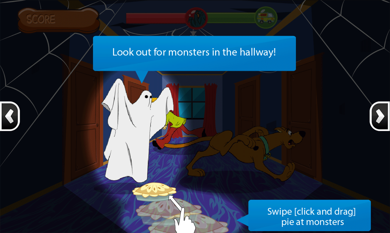 Scooby Doo Hallway Mayhem How To Play Screenshot.