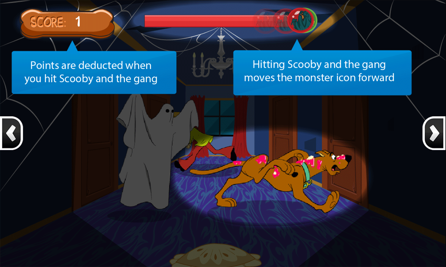 Scooby Doo Hallway Mayhem Play Tips Screenshot.
