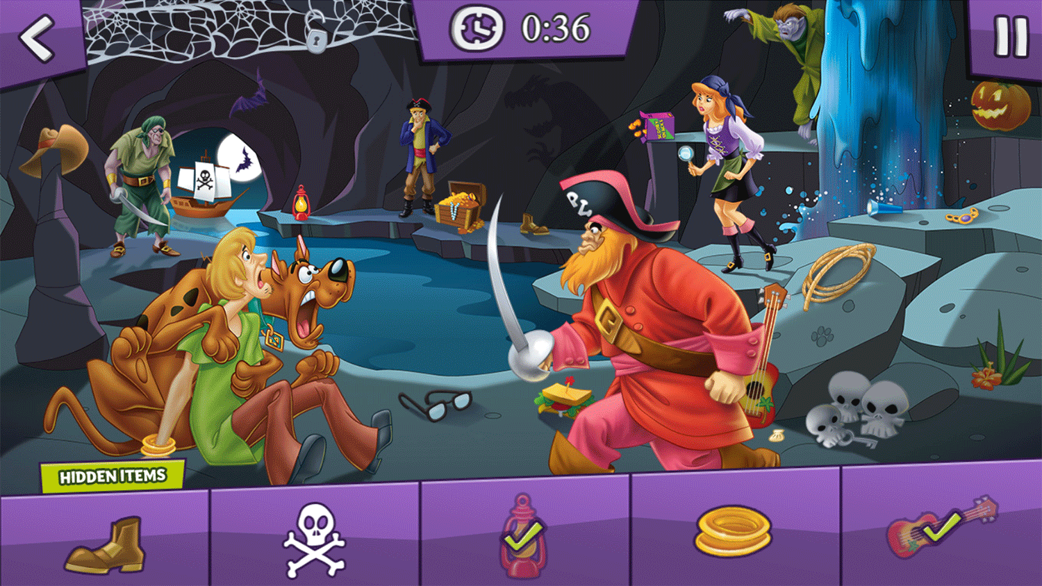 Scooby Doo Search N Scare Game Screenshot.