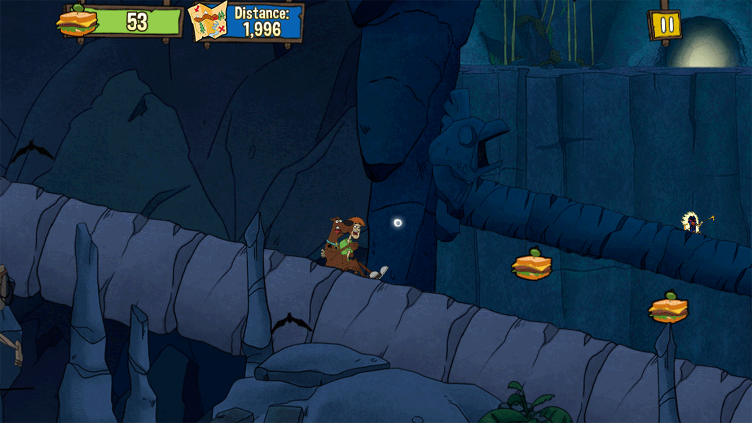 Scooby Doo Slide Game Screenshot.