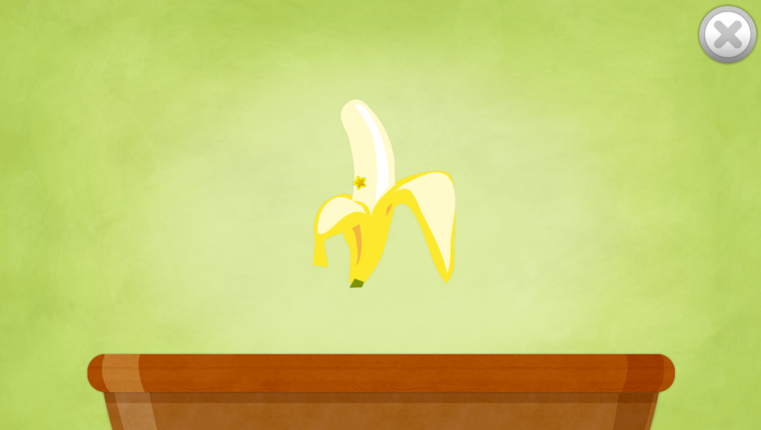 Sesame Street Cooking With Cookie Game Peel Banana Screenshot.