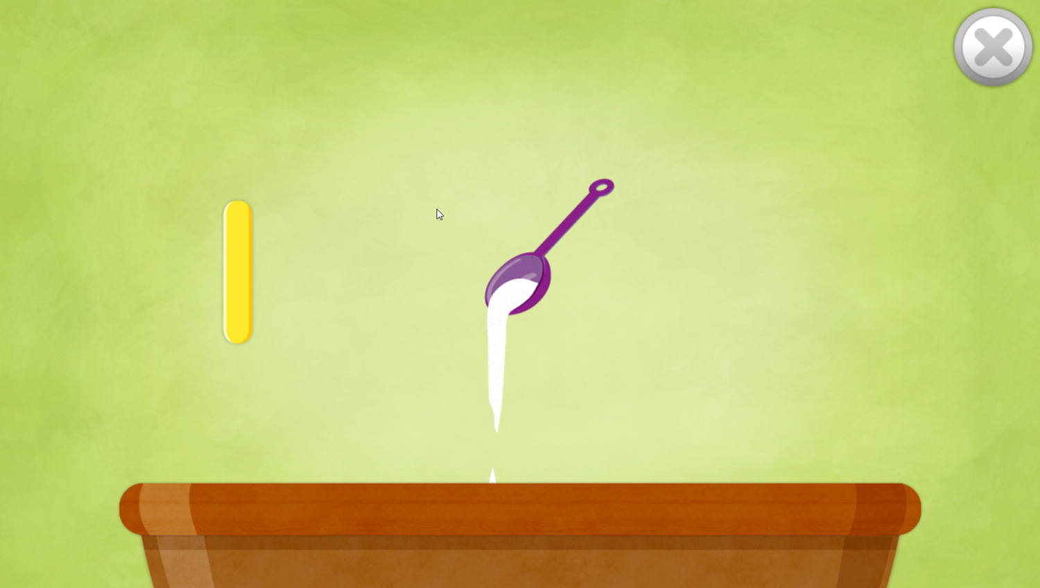 Sesame Street Cooking With Cookie Game Put Baking Soda Screenshot.