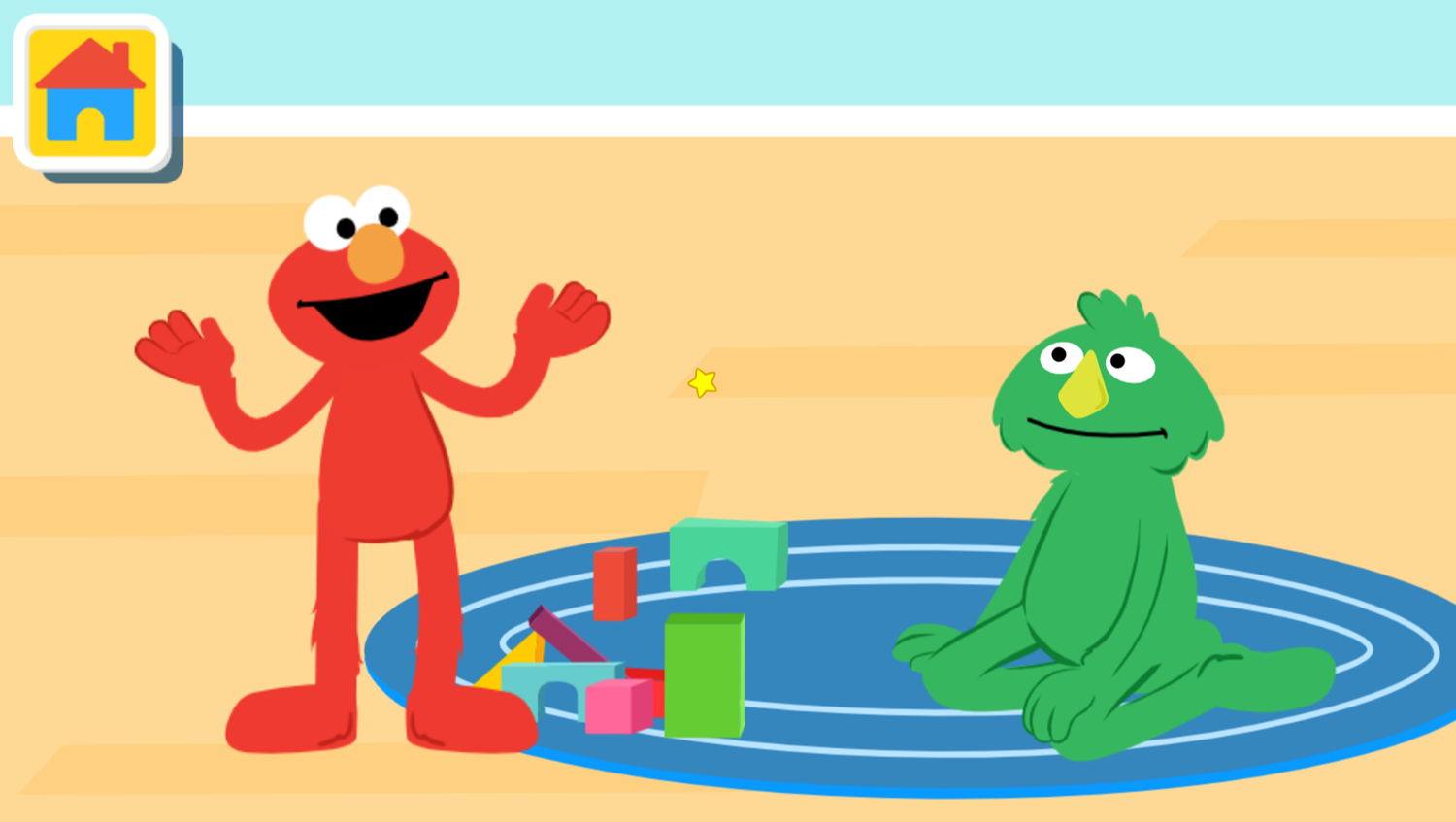 Sesame Street Elmo's School Friends Game Solution Screenshot.