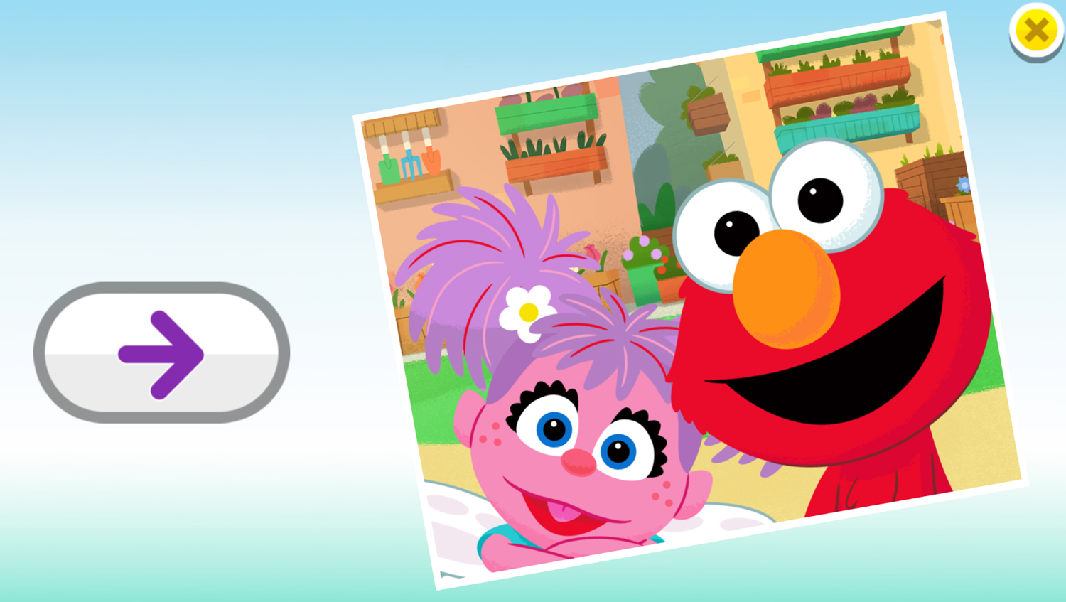 Sesame Street Sesame Puzzles Furry Friends Forever Game Puzzle Complete Screenshot.