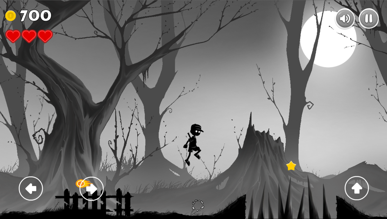 Shadow Boy Adventures Game Play Screenshot.