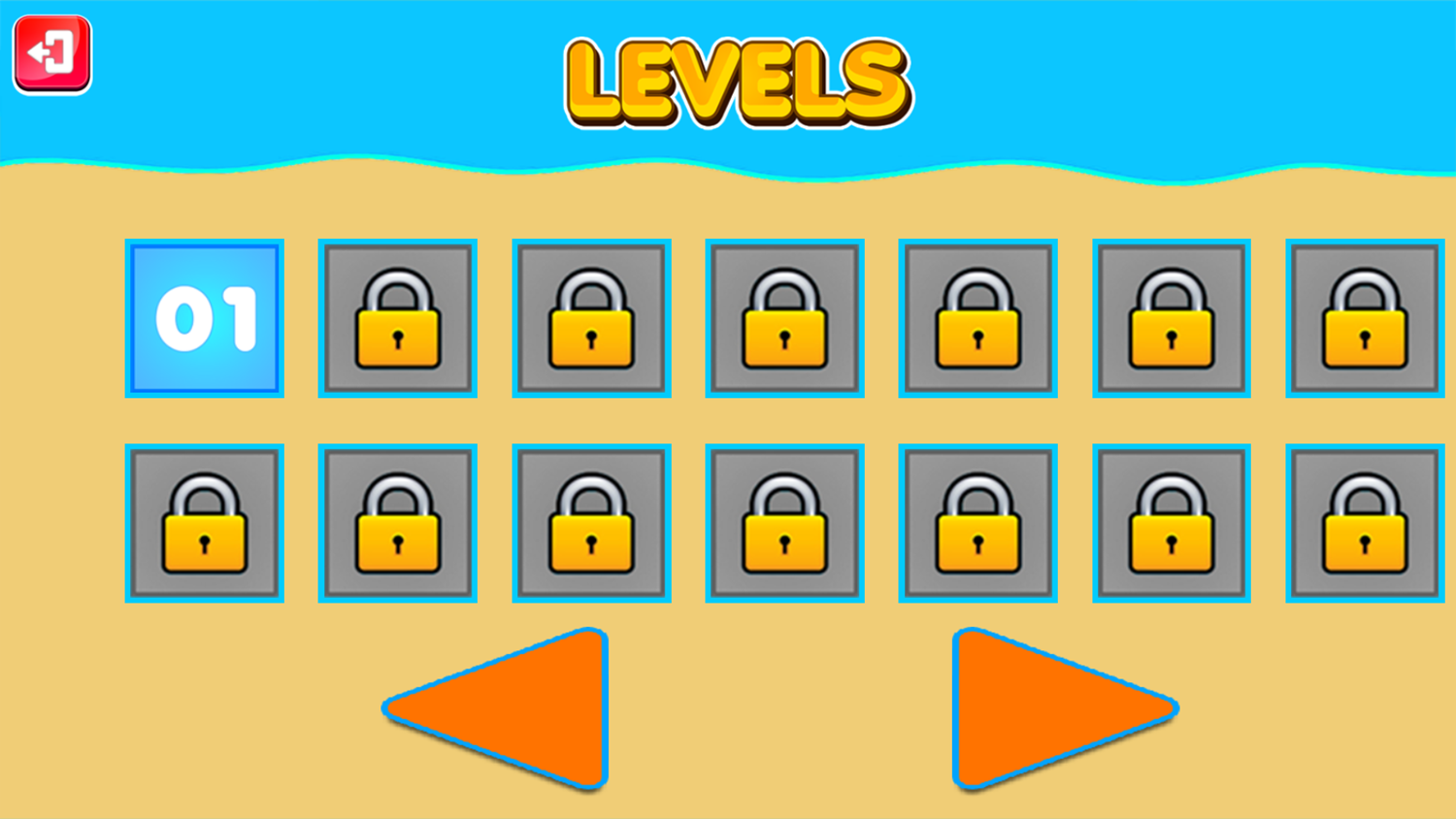 Shadow Matching Game 2 Level Select Screenshot.