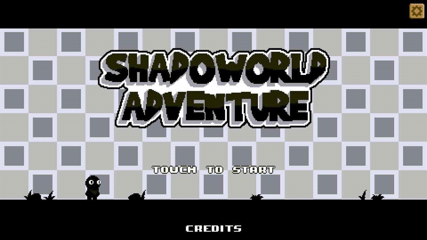 Shadoworld Adventure Welcome Screen Screenshot.