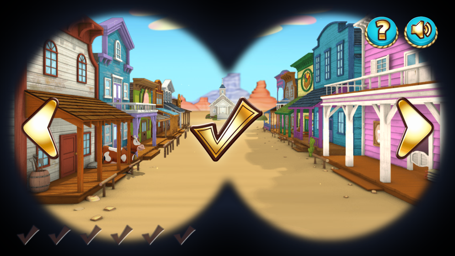 Sheriff Callie's Wild West Deputy for a Day Game Cattle Chaos Play Screenshot.