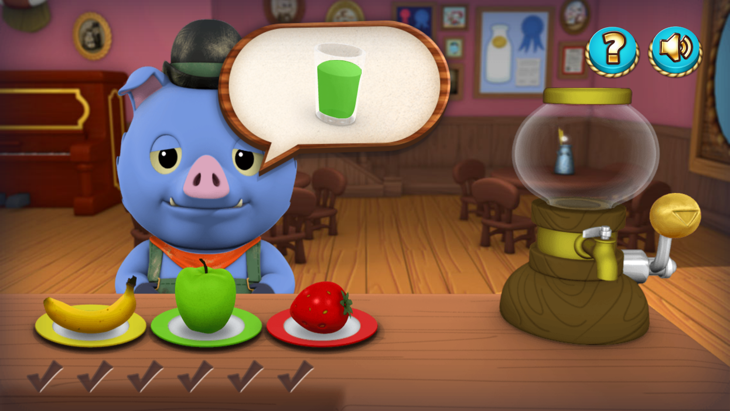 Sheriff Callie's Wild West Deputy for a Day Game Thirsty Work Start Screenshot.