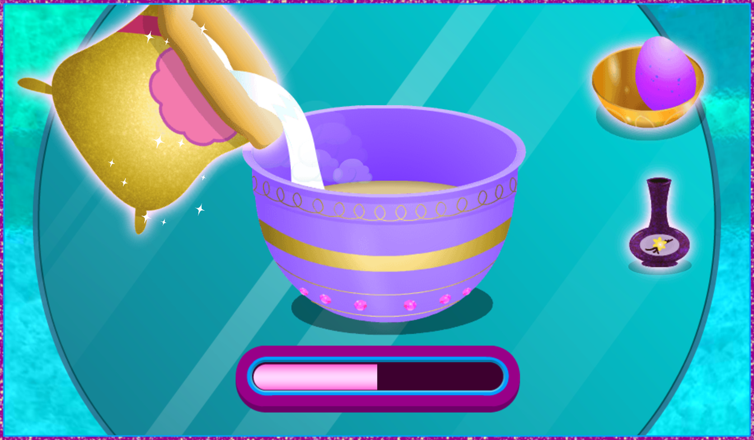 Shimmer and Shine Nazboo's Family Dragon Caper Game Cooking Screenshot.
