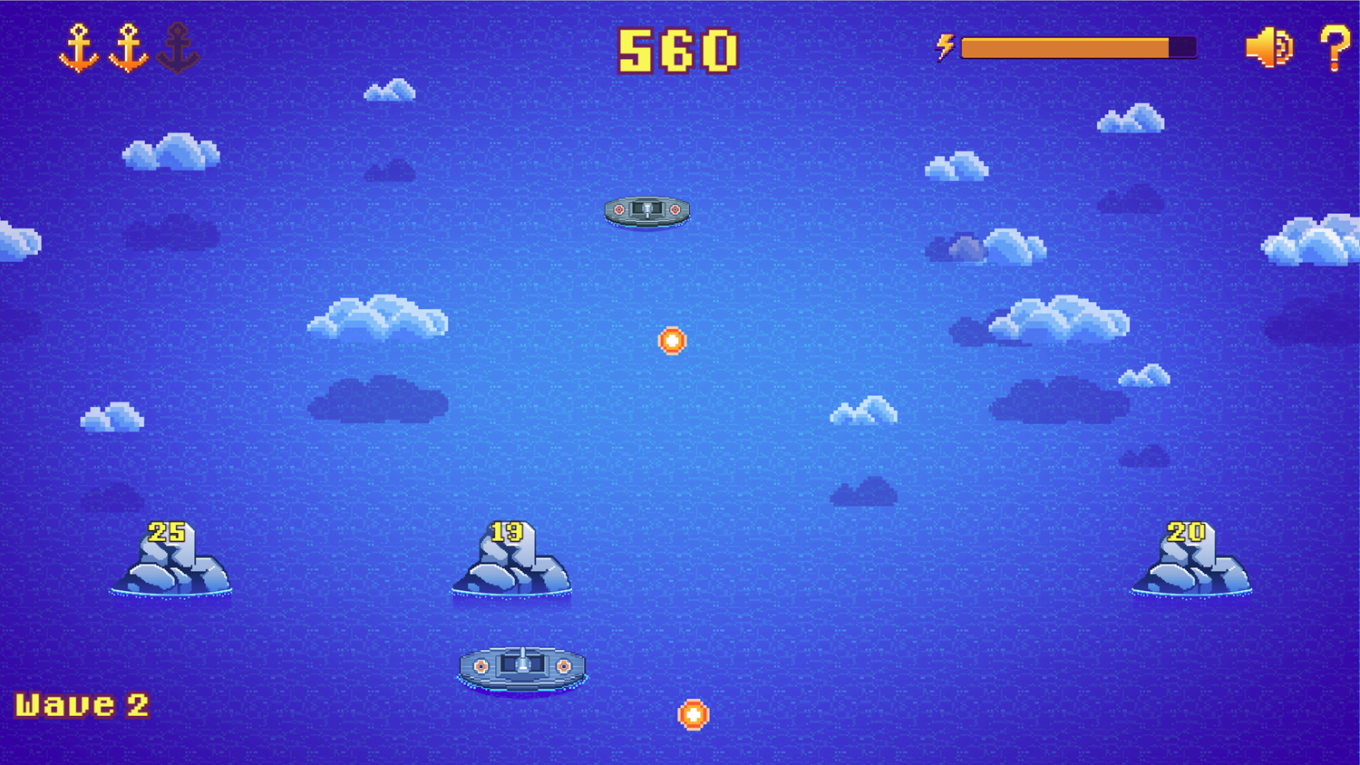 Ship Invaders Gameplay Screenshot.