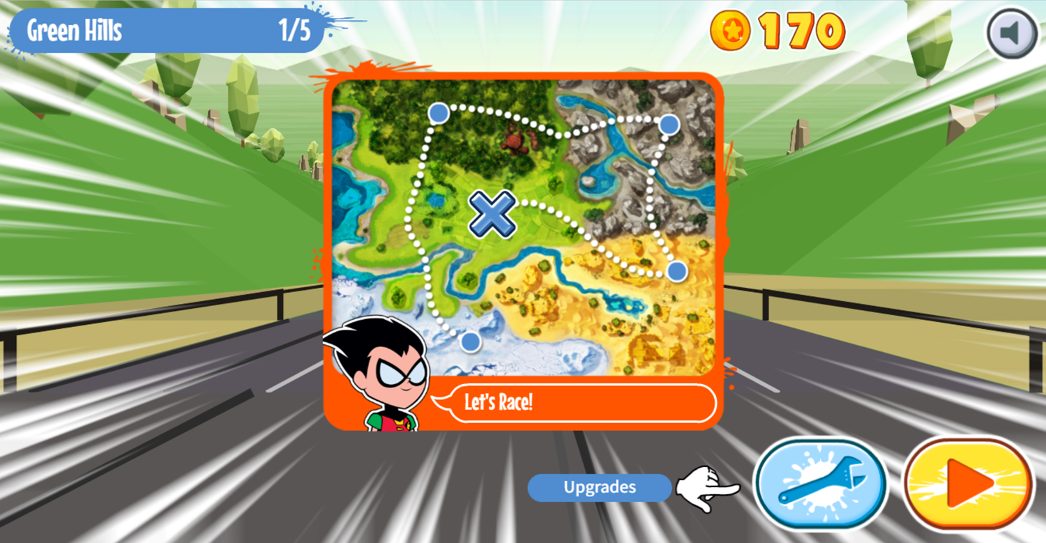 Skate Rush Game Race Series Screenshot.
