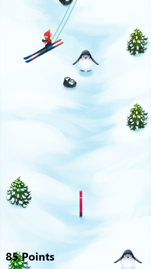 Ski Hero Game Progress Screenshot.
