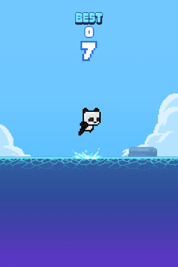 Skipping Panda Game Play Screenshot.