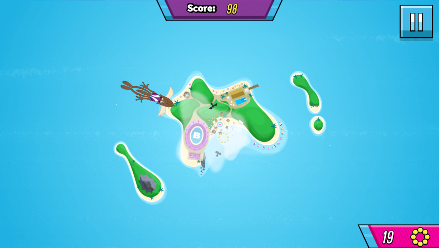 Sky Dive Game Change Character Screenshot.
