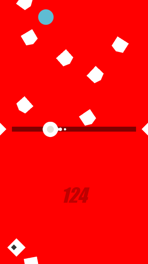 Slide Ball Game Play Screenshot.