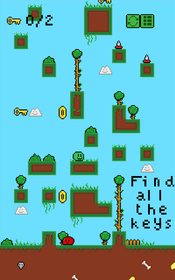 Slime Game Collect Keys Screenshot.