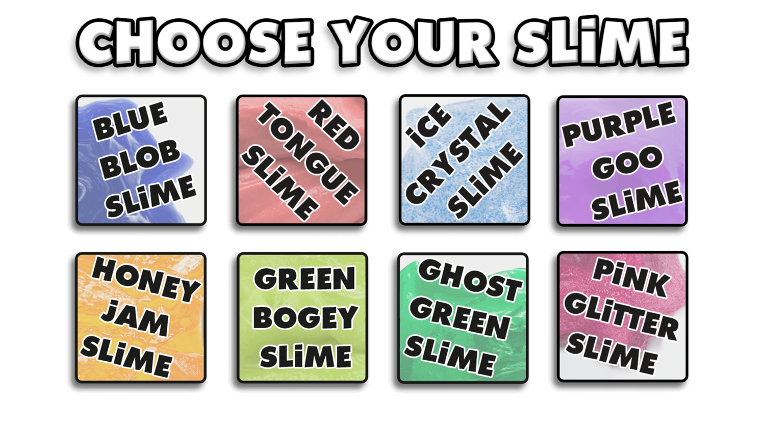 Slime Maker Game Welcome Screen Screenshot.