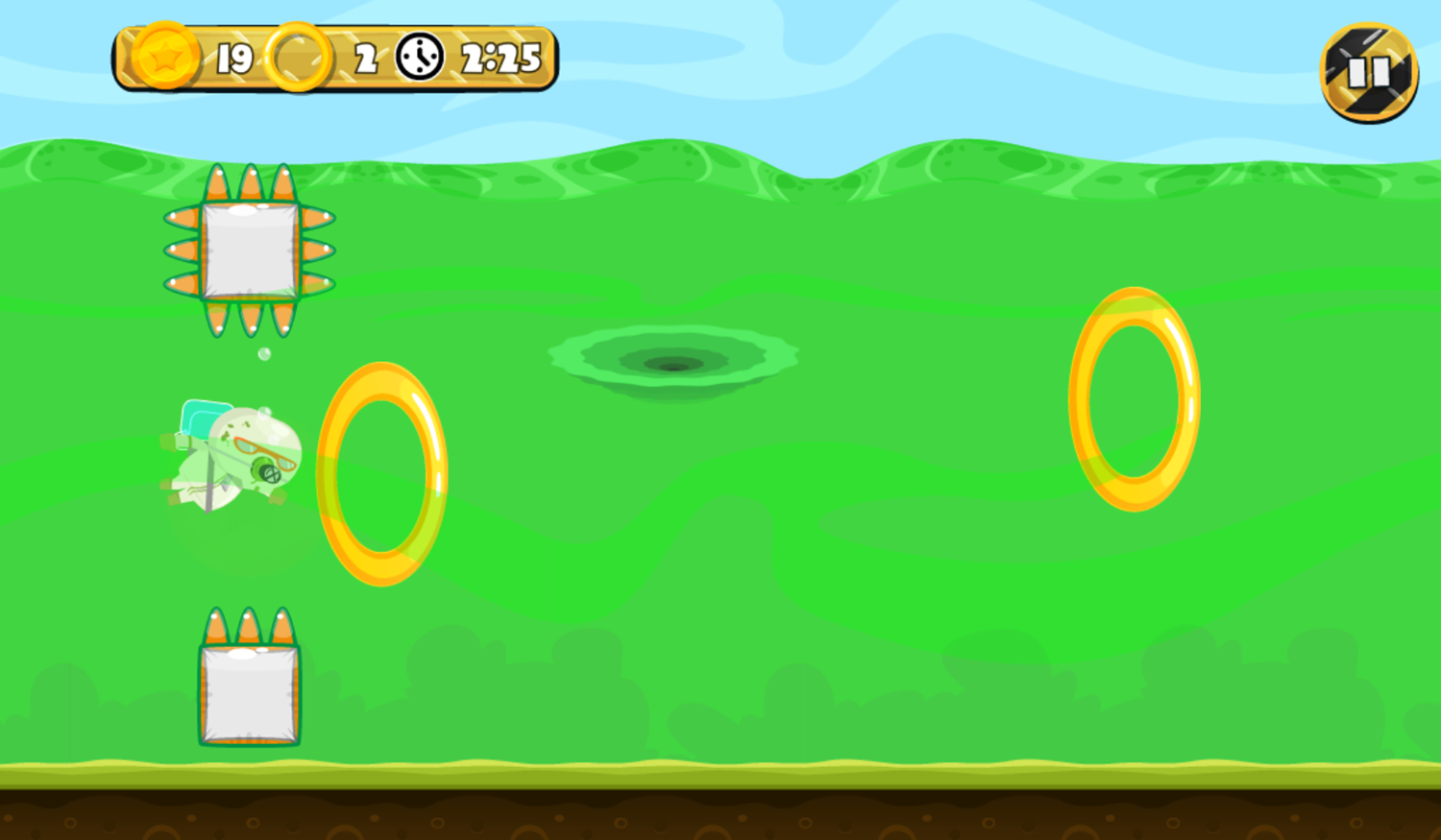 Slime Scuba Game Challenge Screenshot.