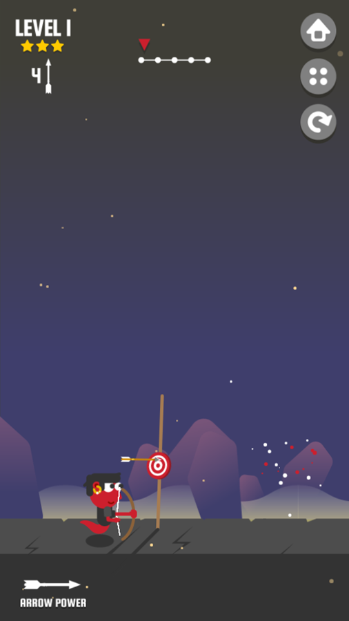 Small Archer 2 Game Target Shot Screenshot.