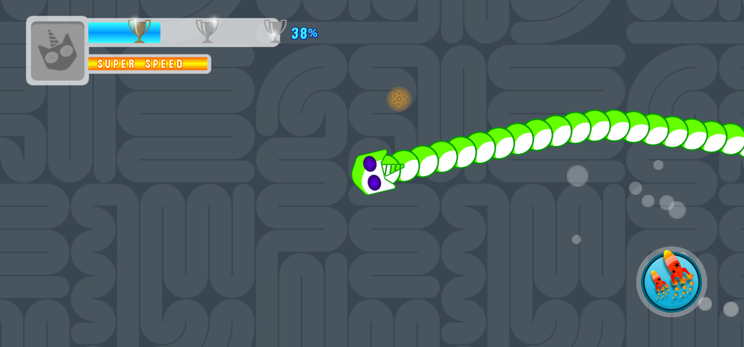 Smart Slither Game Screenshot.