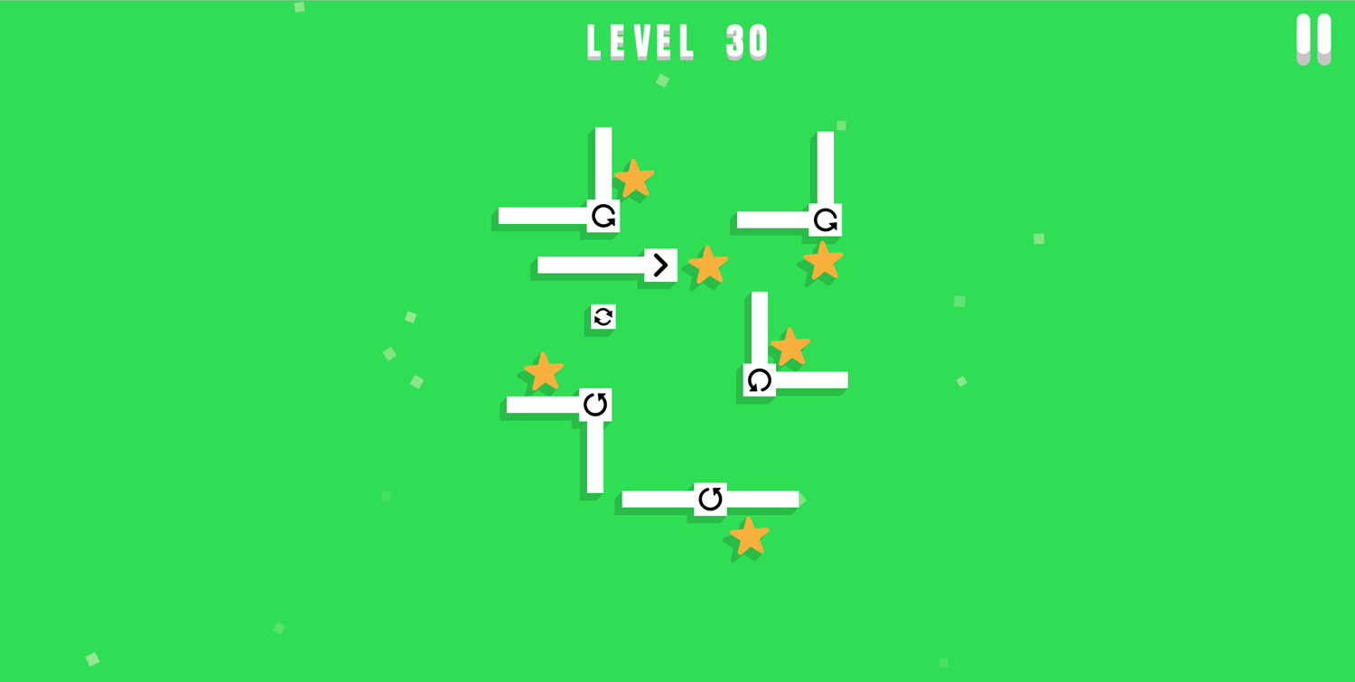 Smart Turn Game Final Level Screenshot.