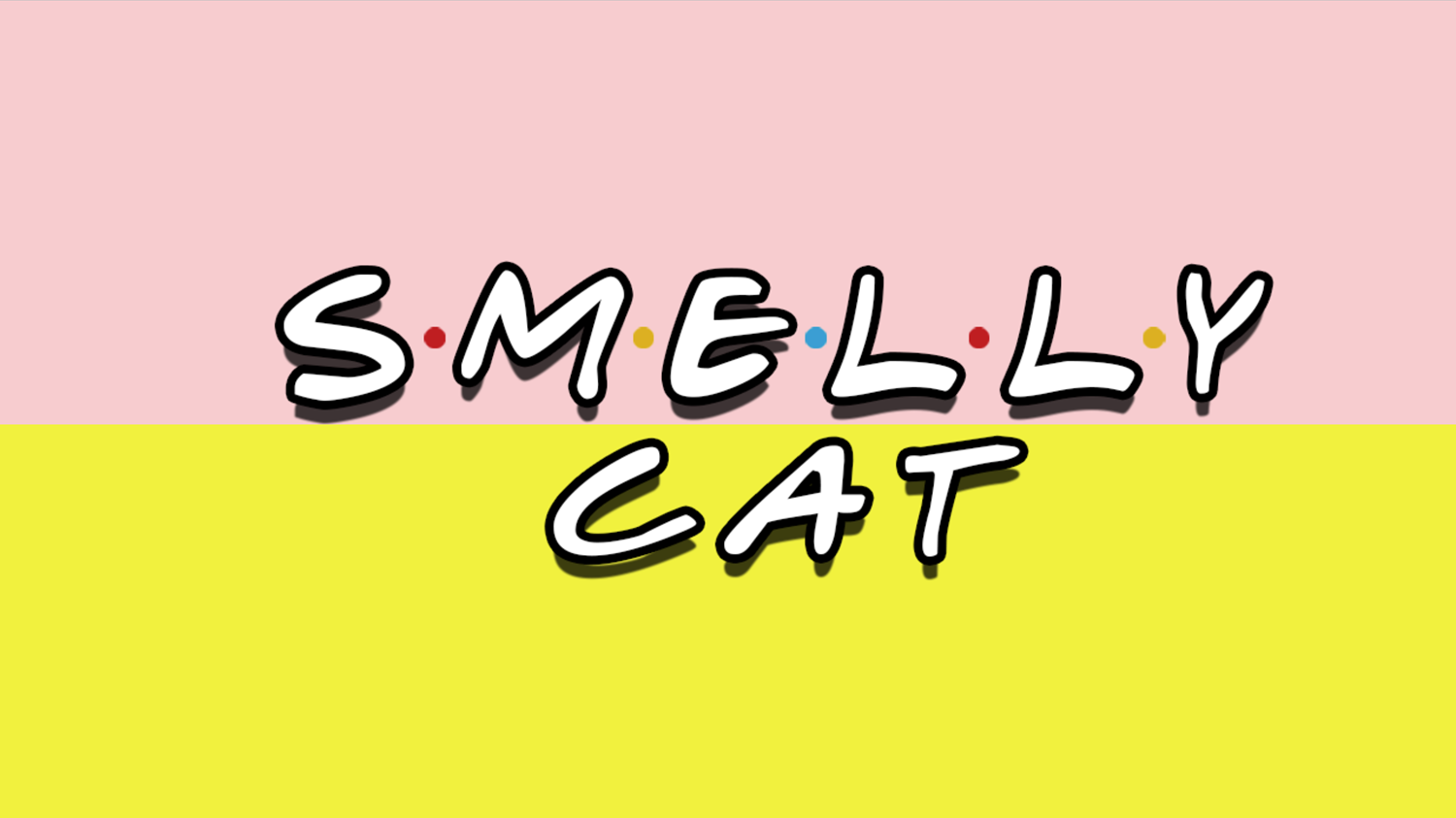 Smelly Cat Game Welcome Screen Screenshot.