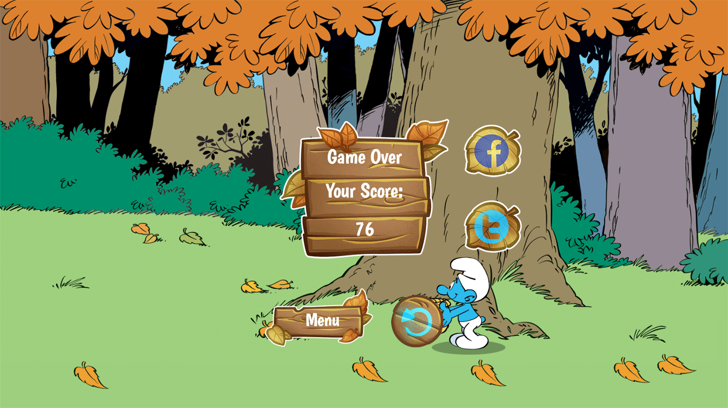 Smurfberries Drop Result Screenshot.