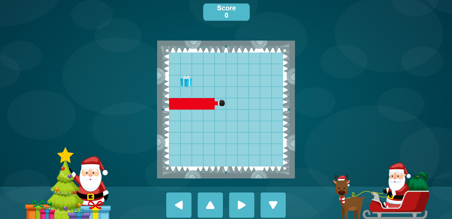 Snaklaus Game Screenshot.