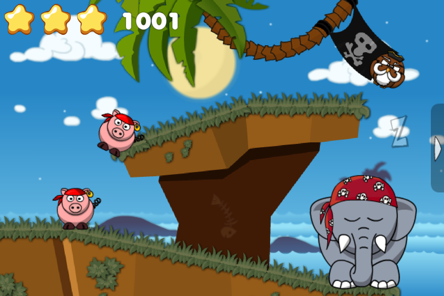 Snoring Pirates Game Play Screenshot.