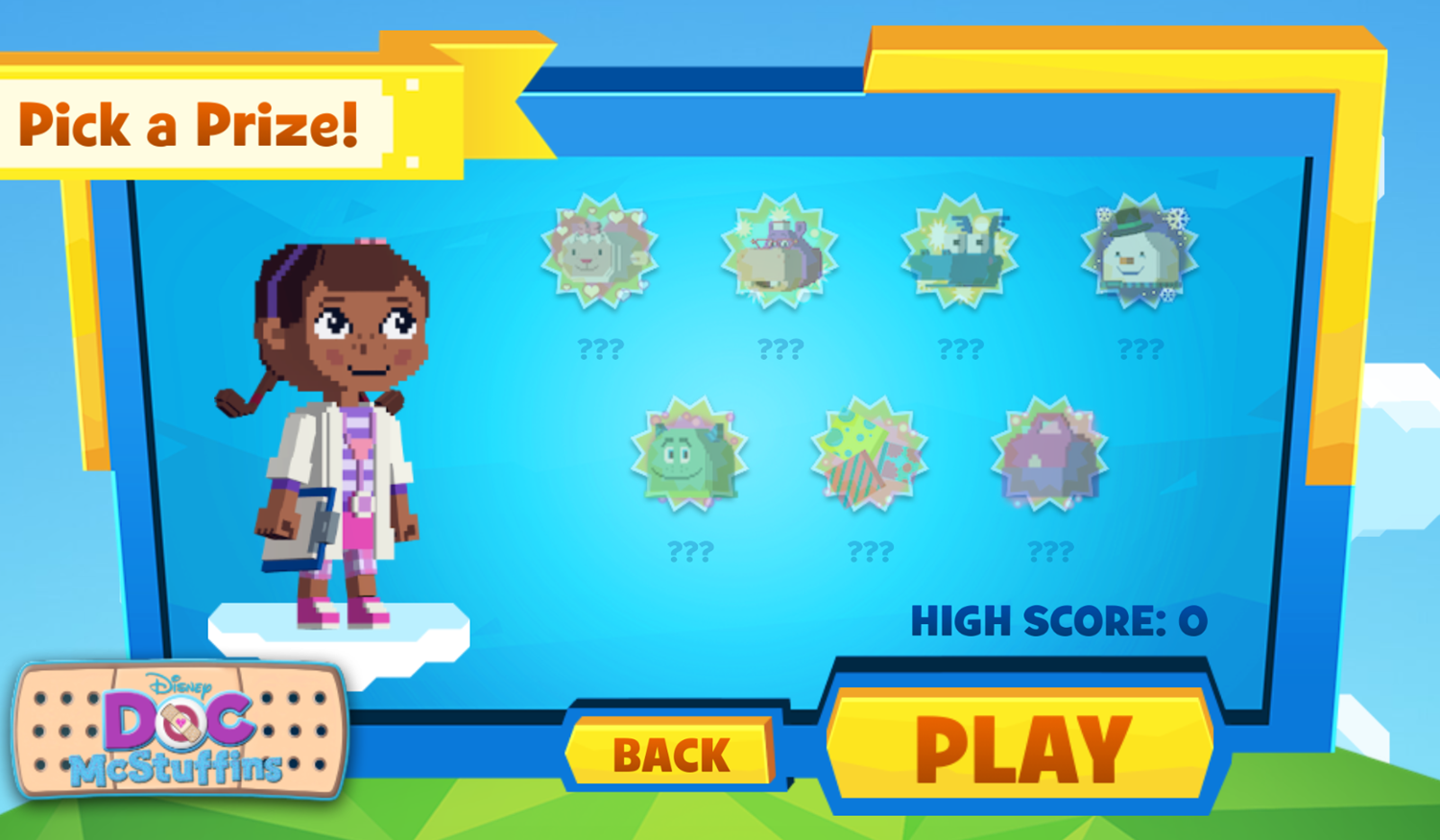 Soaring Over Summer Arcade Game Doc Mcstuffins Screenshot.