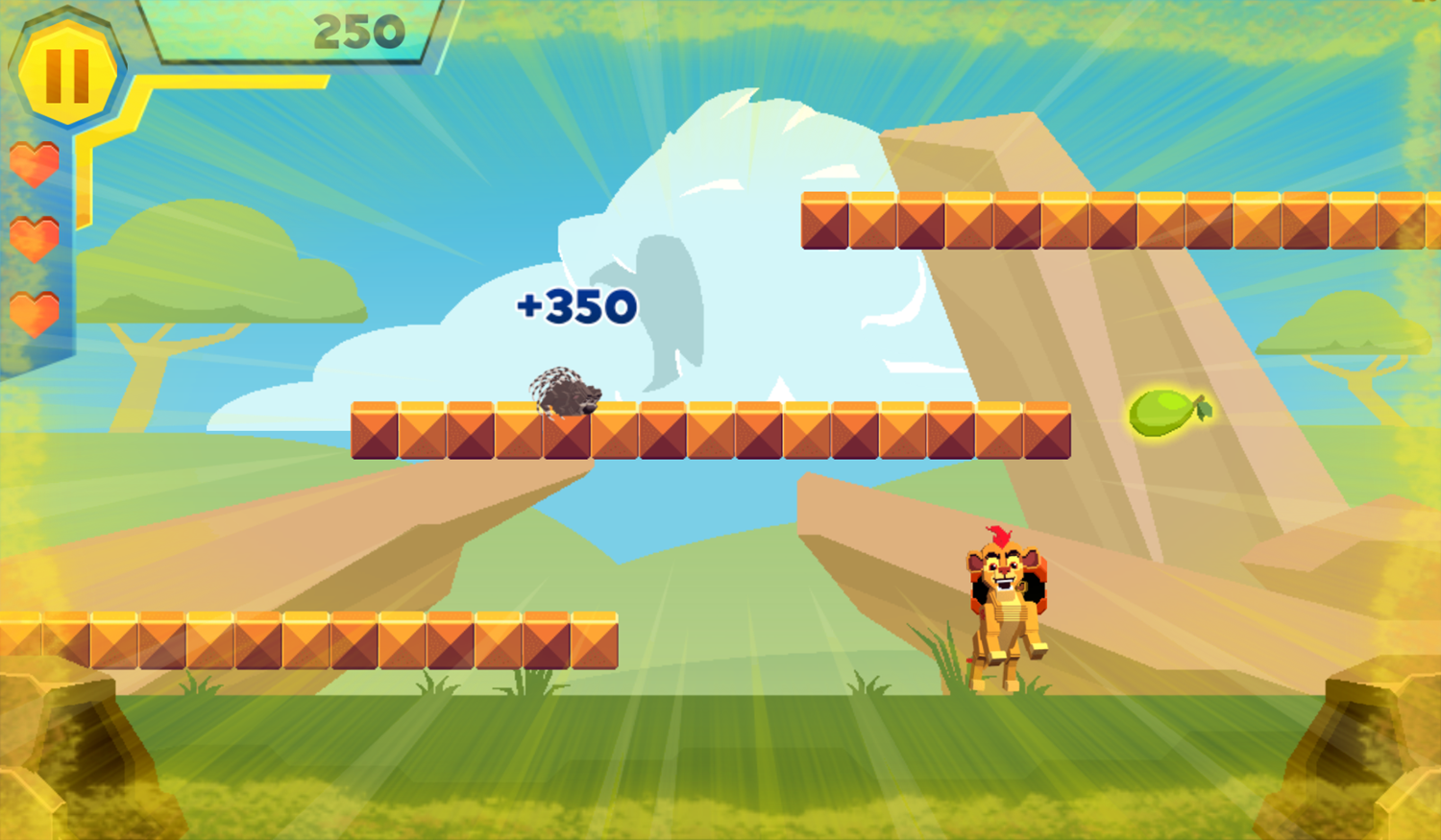 Soaring Over Summer Arcade Game Play Screenshot.