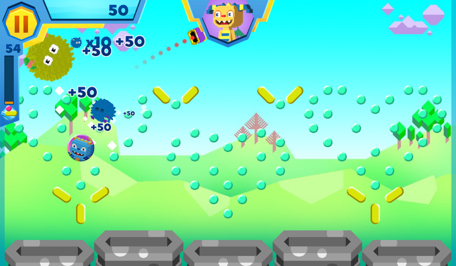 Soaring Over Summer Arcade Game Jake Henry Hugglemonster Play Screenshot.