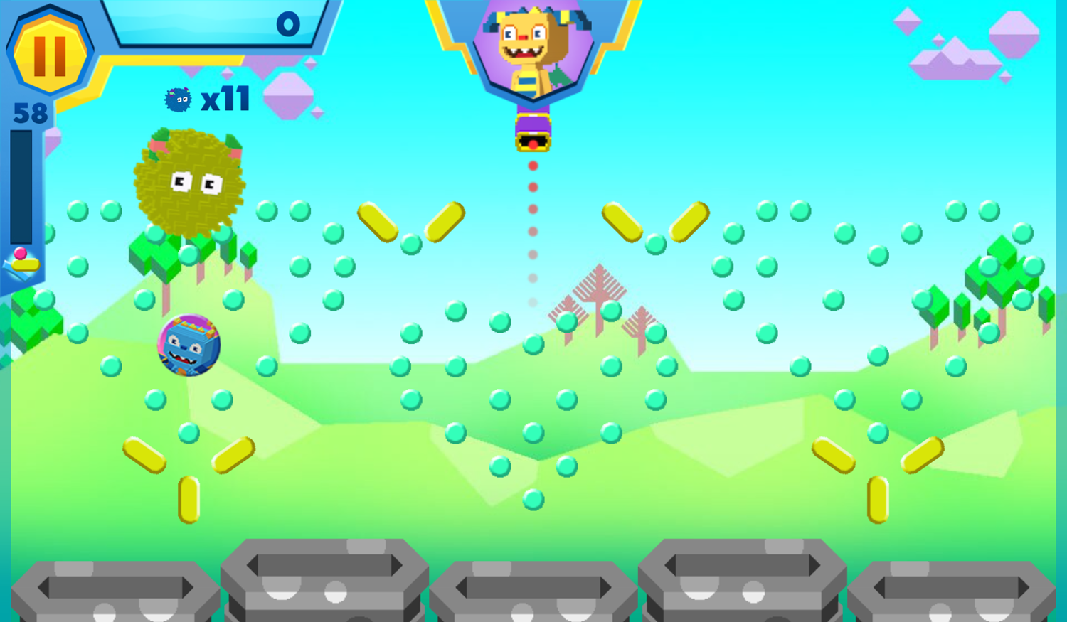 Soaring Over Summer Arcade Game Jake Henry Hugglemonster Start Screenshot.