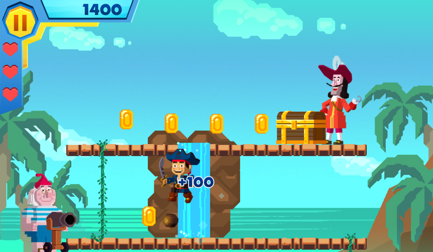 Soaring Over Summer Arcade Game Jake Neverland Pirates Play Screenshot.