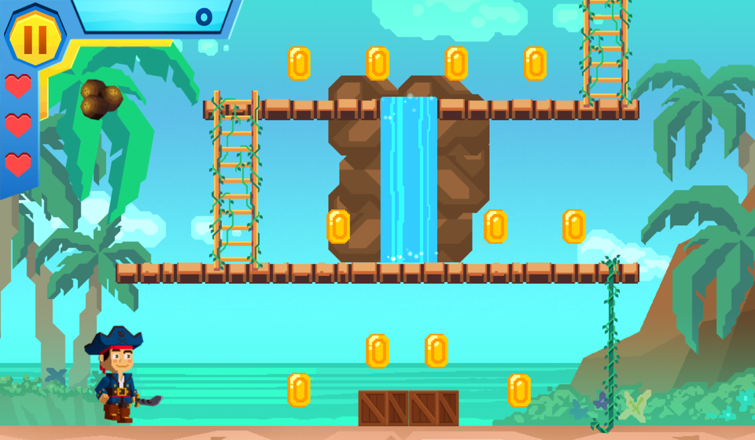 Soaring Over Summer Arcade Game Jake Neverland Pirates Start Screenshot.