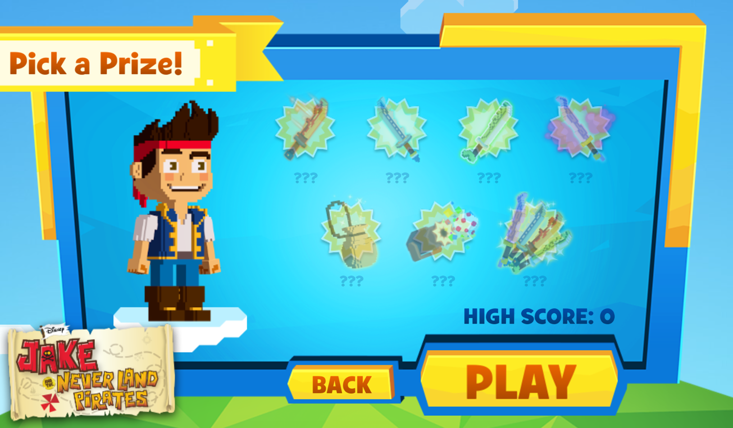 Soaring Over Summer Arcade Game Jake Neverland Pirates Screenshot.