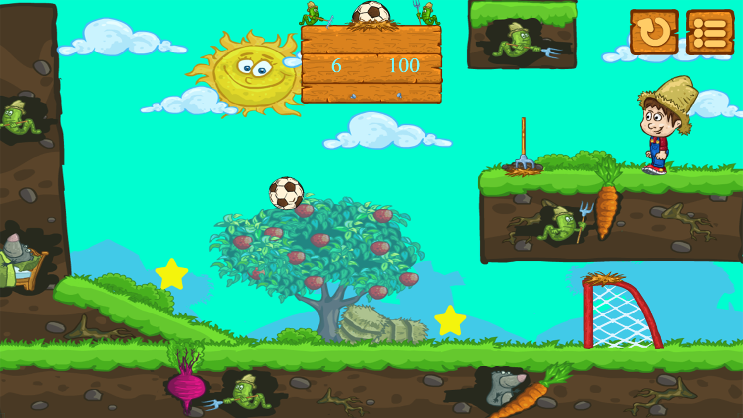 Soccer Farm Game Next Level Screenshot.