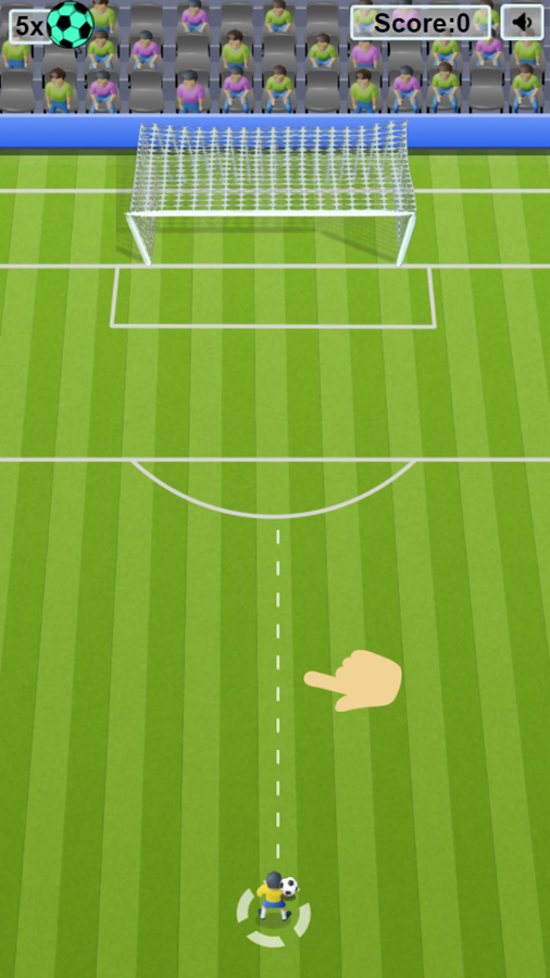 Soccer Free Kick Game How To Play Screenshot.