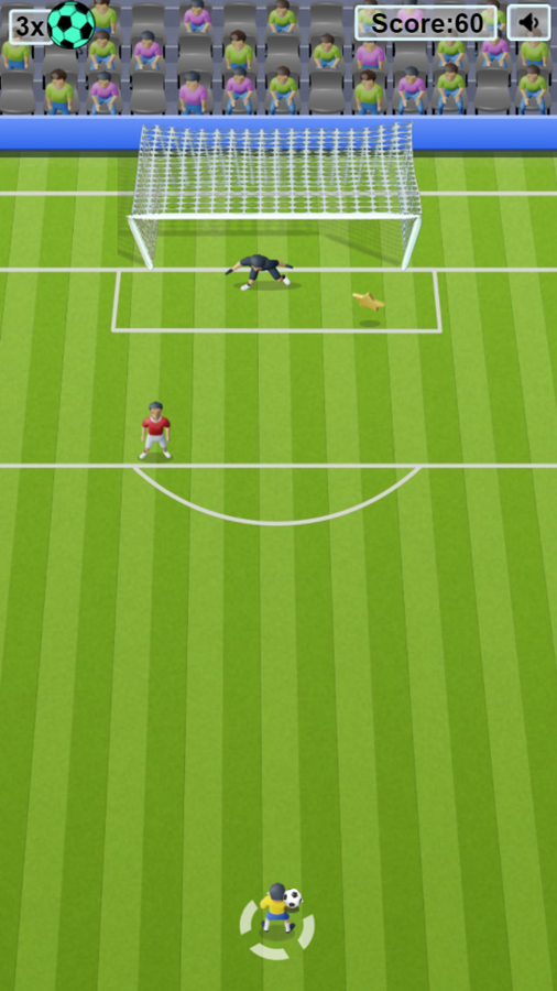 Soccer Free Kick Game Next Level Screenshot.