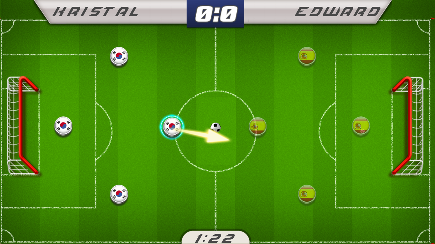 Soccer Online Game Screenshot.