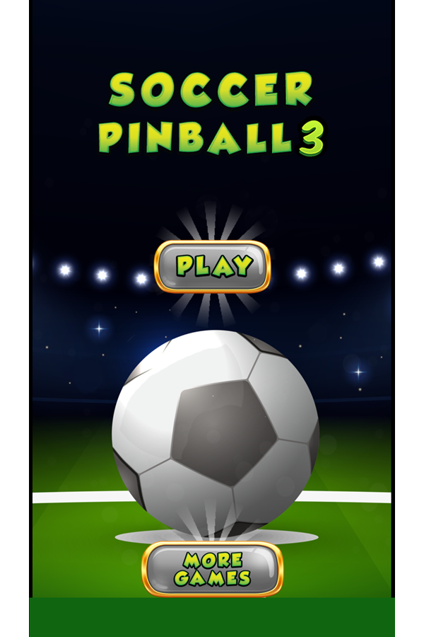 Soccer Pinball 3 Game Welcome Screenshot.