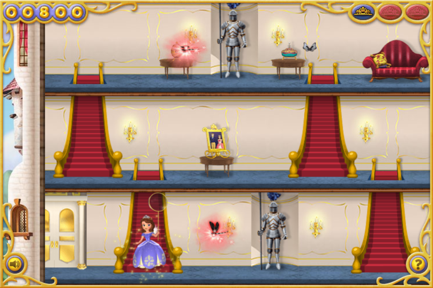 Sofia the First Curse of Princess Ivy Game Play Screenshot.
