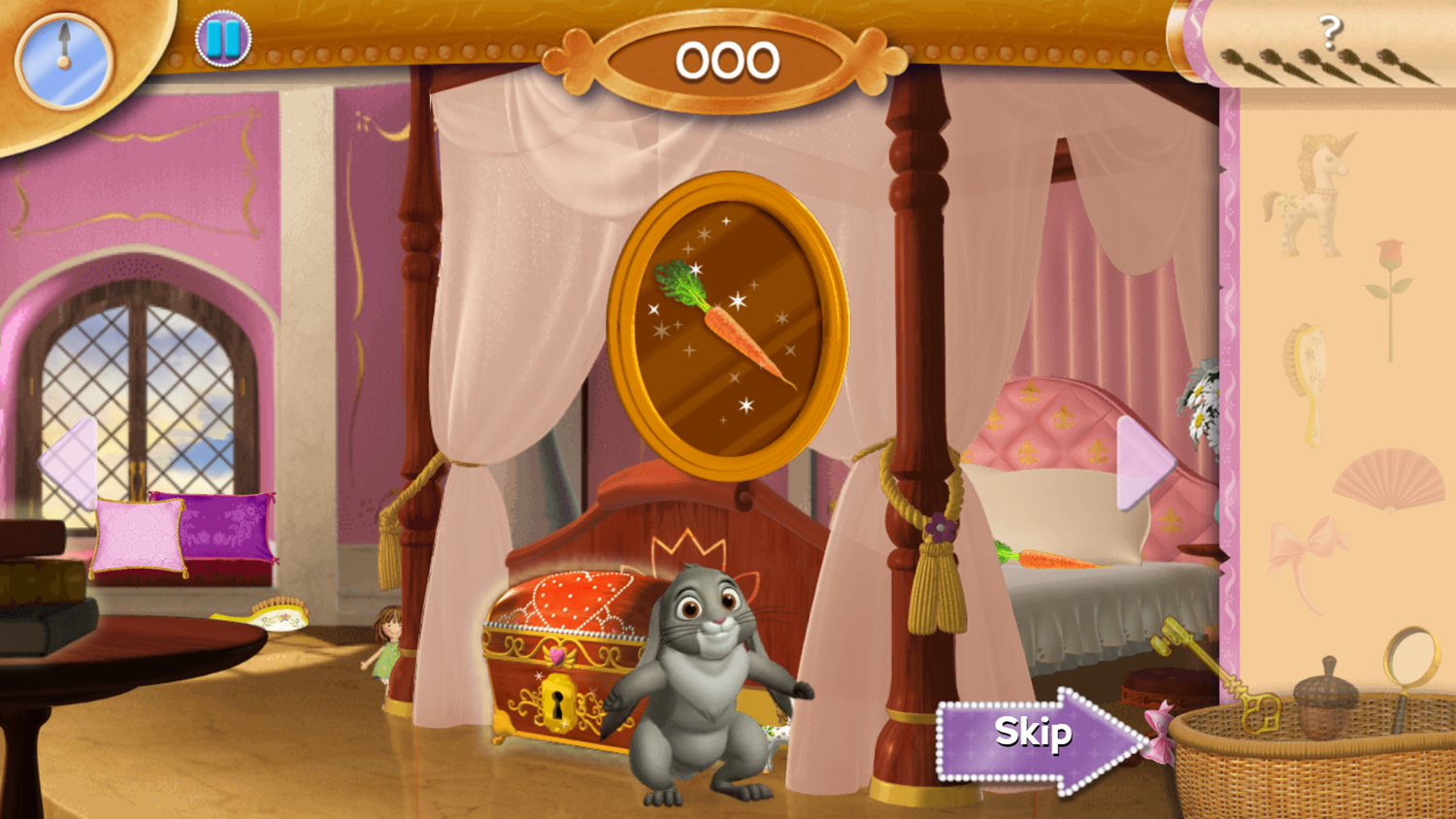 Sofia the First Quest for the Secret Library Game Goal Screenshot.