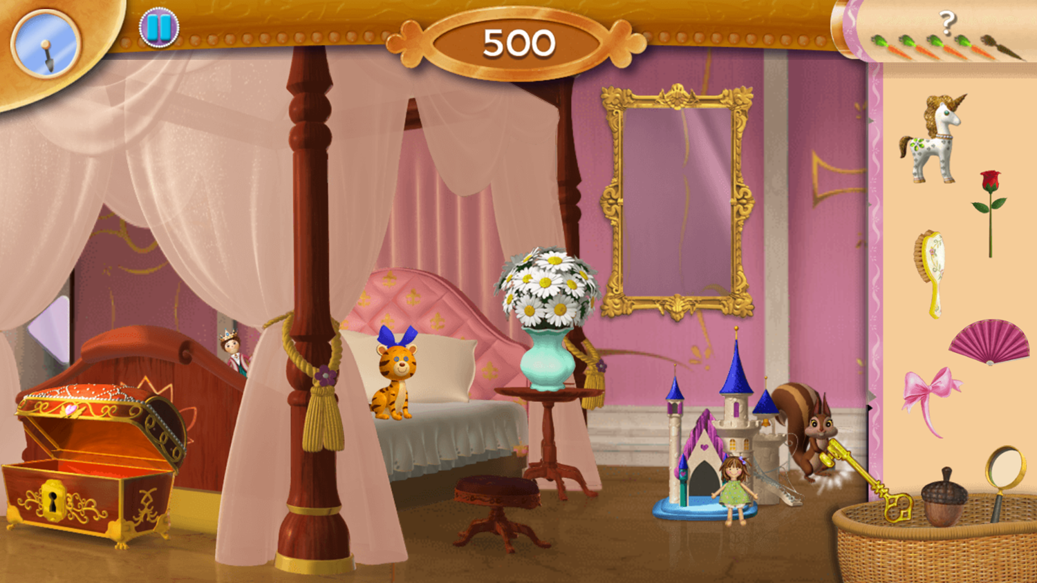 Sofia the First Quest for the Secret Library Game Level Complete Screenshot.