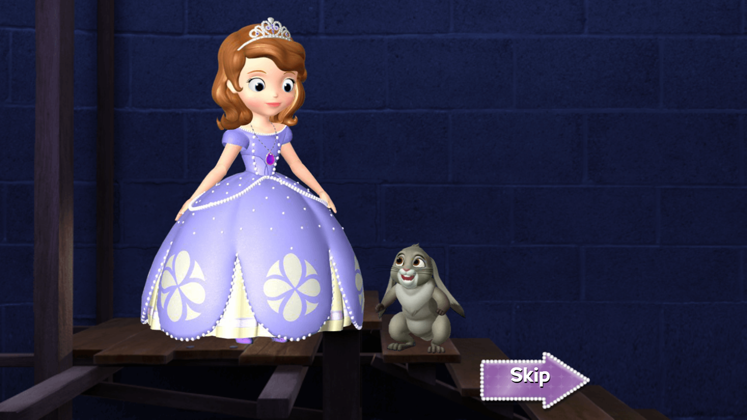 Sofia the First Quest for the Secret Library Game Next Level Screenshot.