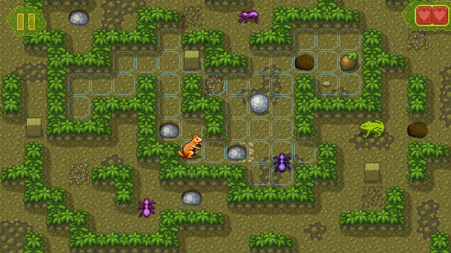 Sokoban Elite Chipmunk's Adventure Game Play Screenshot.