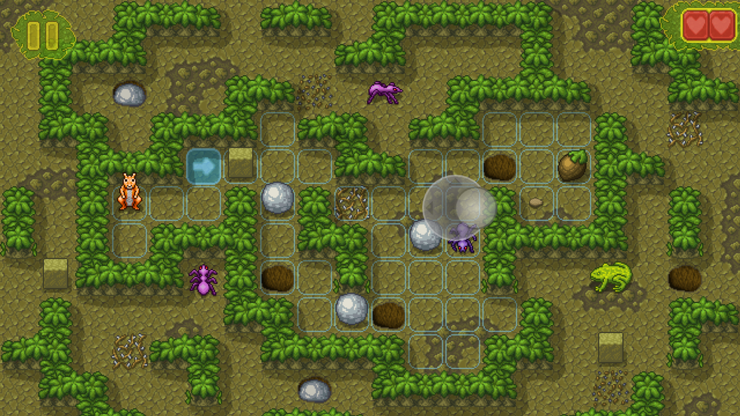 Sokoban Elite Chipmunk's Adventure Game Start Screenshot.